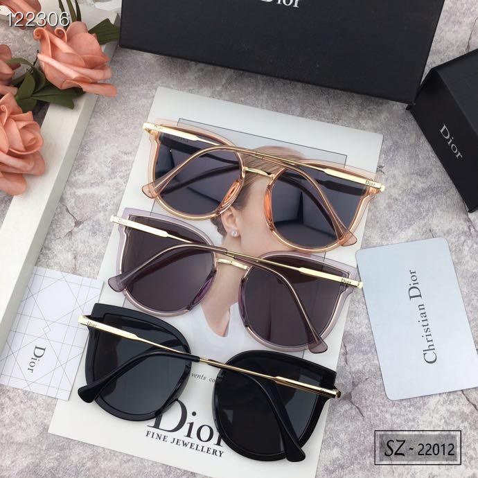 DIOR-迪奧 2019新款 太陽鏡 減輕強光負擔 遮擋有害光線防輻射 出行旅遊必備品 22012  lly1083